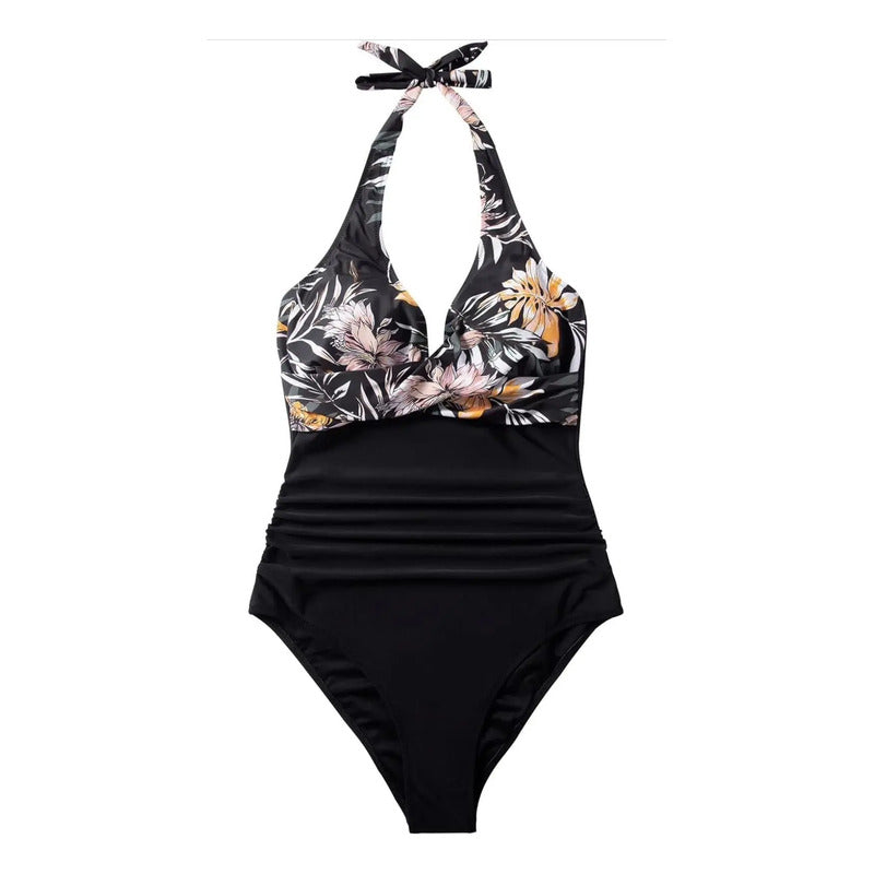 Malla Entera Lisa Y Combinada Bikini Mujer Talles L Al Xxl