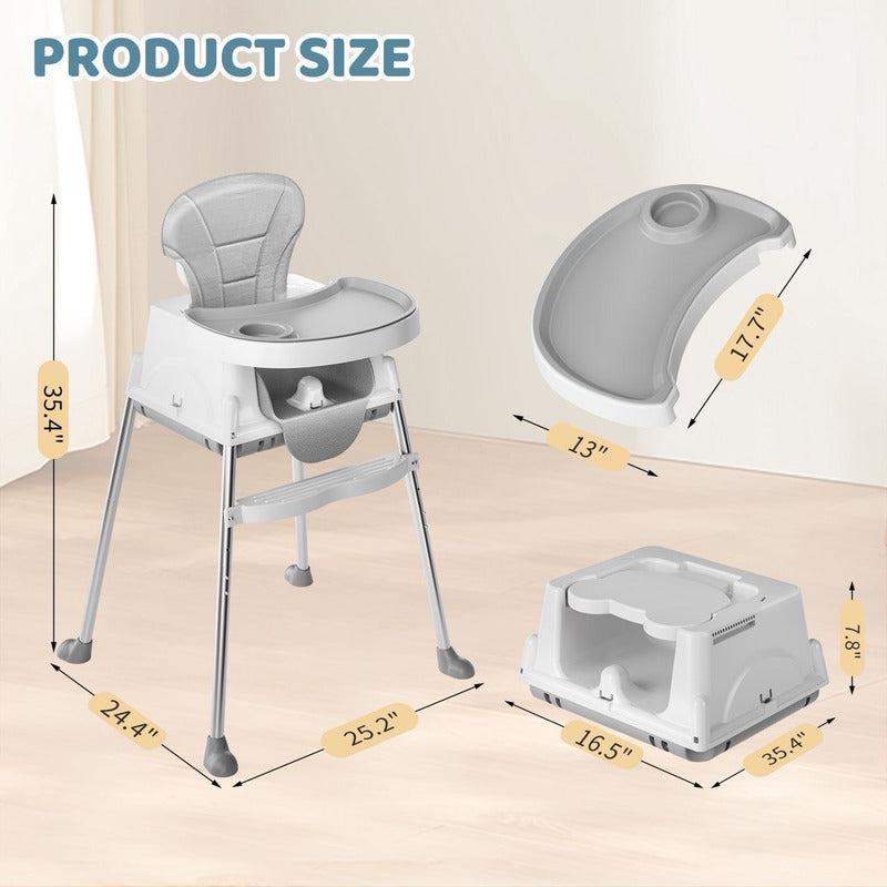Silla De Comer Para Bebes 3 En 1 Portátil Uniteduy