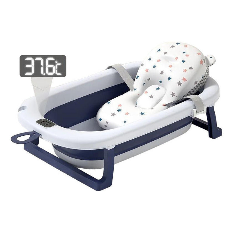 Baño Bañito Bebes Plegable Con Termómetro Con Baby Splash