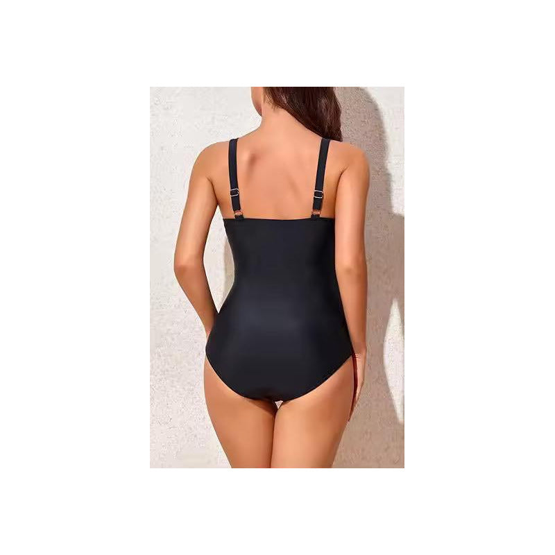 Malla Entera Lisa Y Combinada Bikini Mujer Control Abdomen