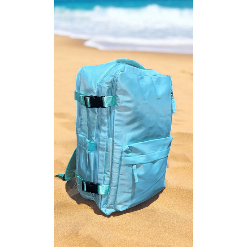 Mochila Viaje Grande Con Usb Varias Reparticiones Uniteduy