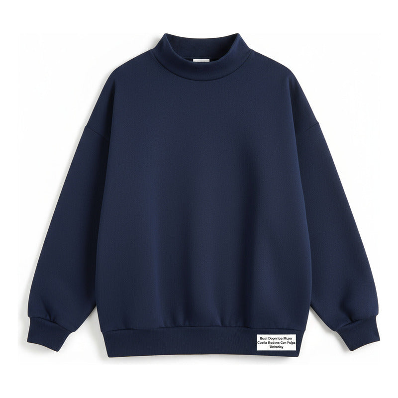Buzo Deportivo Mujer Cuello Redondo Con Felpa Uniteduy