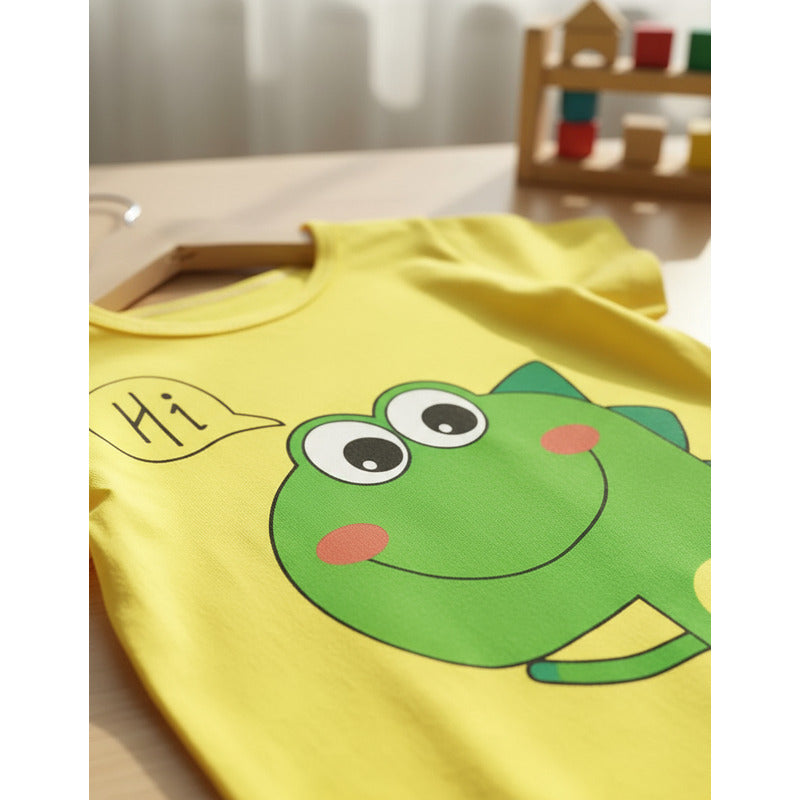 Remeras Manga Corta Algodon Bebes Y Niños Varios Diseños