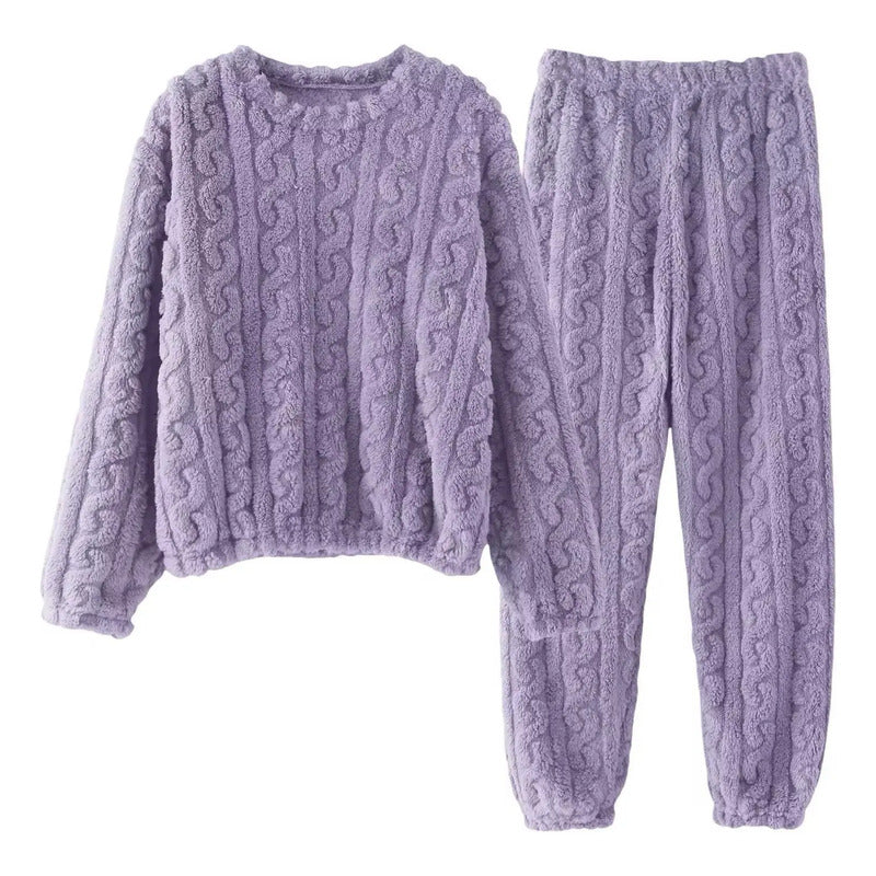 Pijama Peluche Peludo Plush Texturado De Dama Varios Colores