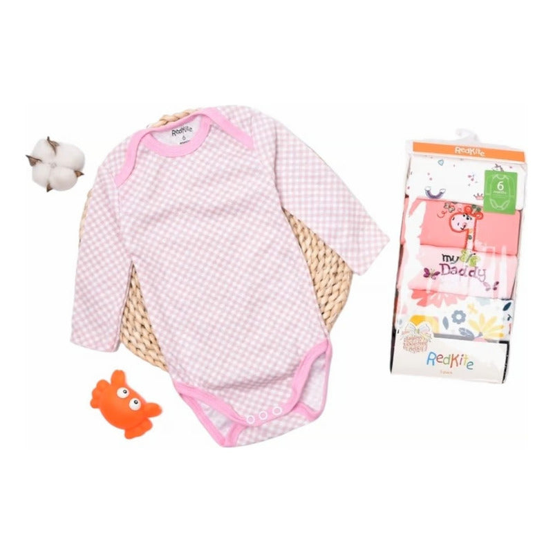 Body Bebe Pack Por 5 Manga Larga  Modelos Surtidos Uniteduy