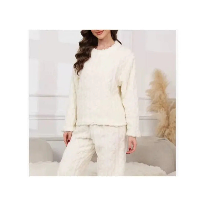 Pijama Peluche Peludo Plush Texturado De Dama Varios Colores