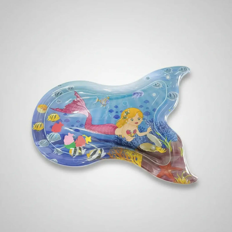 Alfombra Colchoneta Inflable Sensorial Sirena Grande Bebes