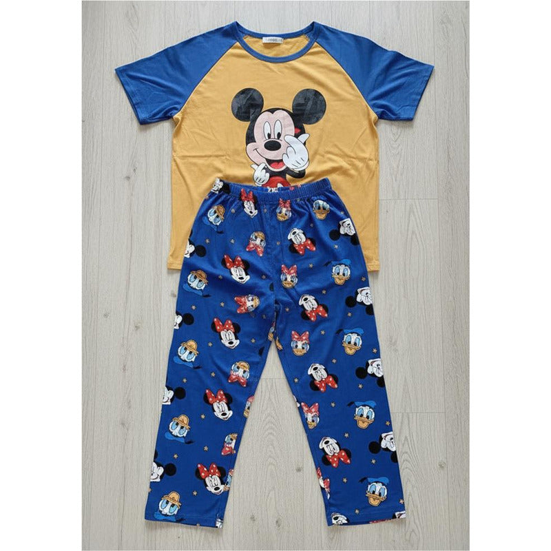Pijama Pantalon Y Remera Stitch Minnie Donald Daisy Mickey