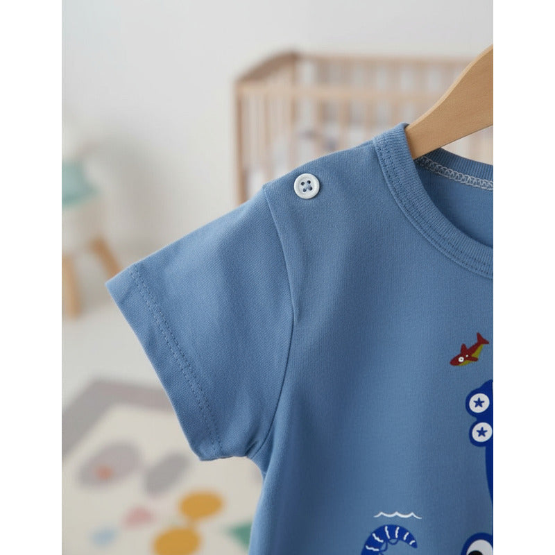 Remeras Manga Corta Algodon Bebes Y Niños Varios Diseños