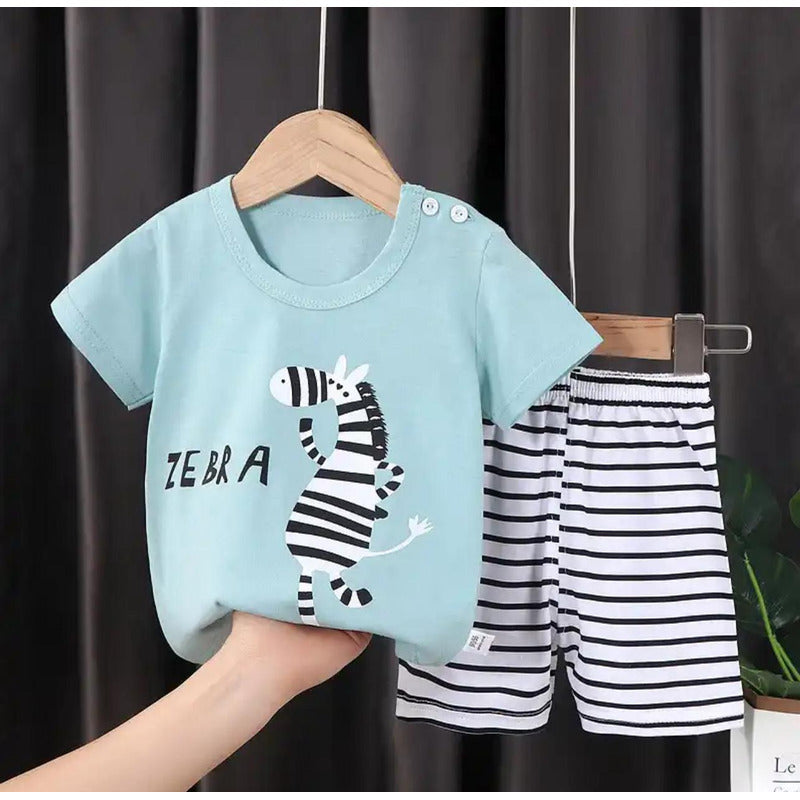 Conjunto Short Y Remera Bebe Y Niño  Uniteduy