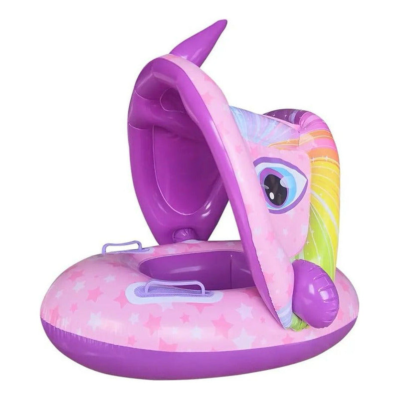 Flotador Inflable Bebe Silla Salva Vida Con Techo Uniteduy