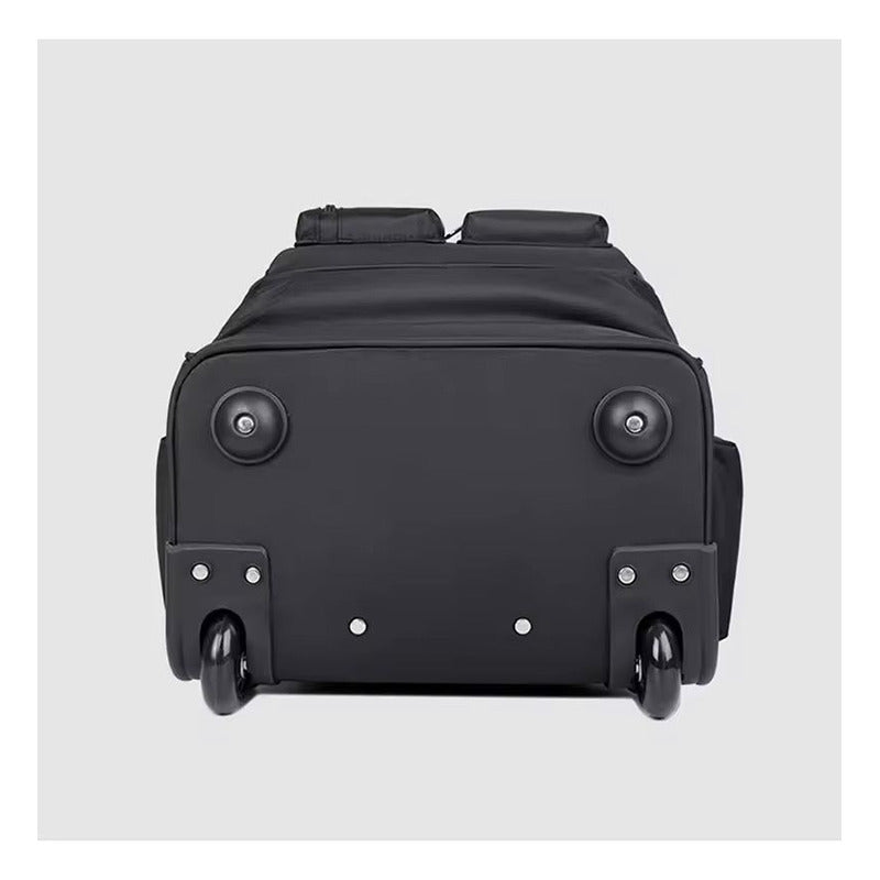 Mochila De Viaje Liceo Con Carrito Ruedas Laptop Impermeable