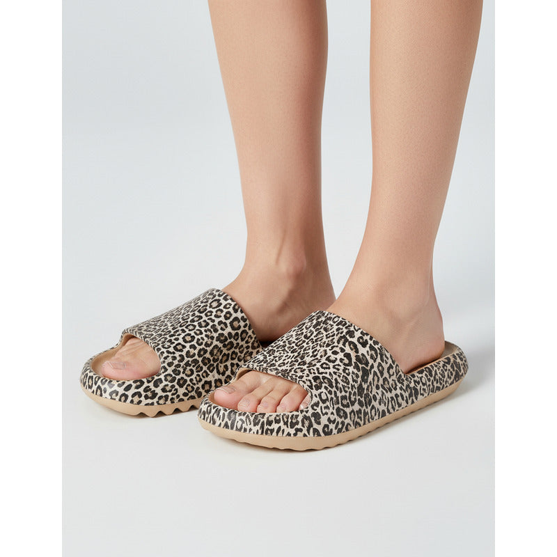 Chancletas Sandalias Ojotas Gomones Playa Animal Print