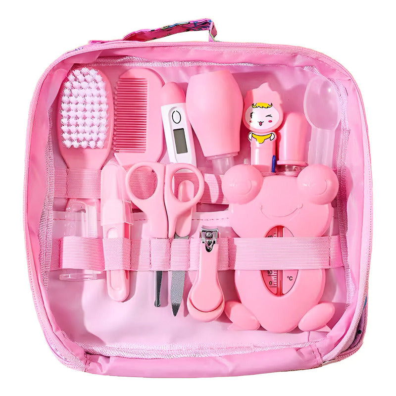 Kit Higiene Bebe Termometro Peine 14 Piezas Muy Completo