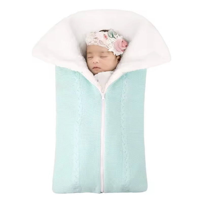 Sobre Bundle Manta Bebe Con Cierre Corderito Y Lana