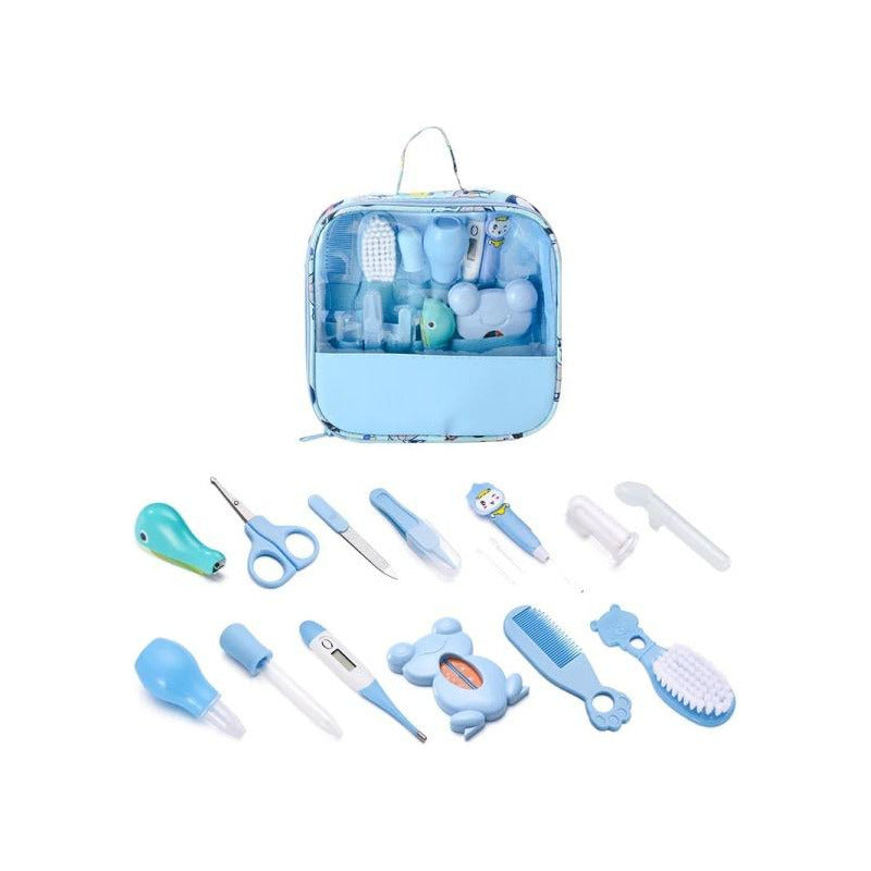 Kit Higiene Bebe Termometro Peine 14 Piezas Muy Completo