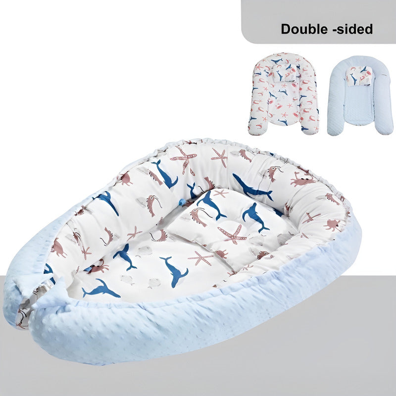 Cuna Nido Nidito De Contención Con Almohadita Para Bebe