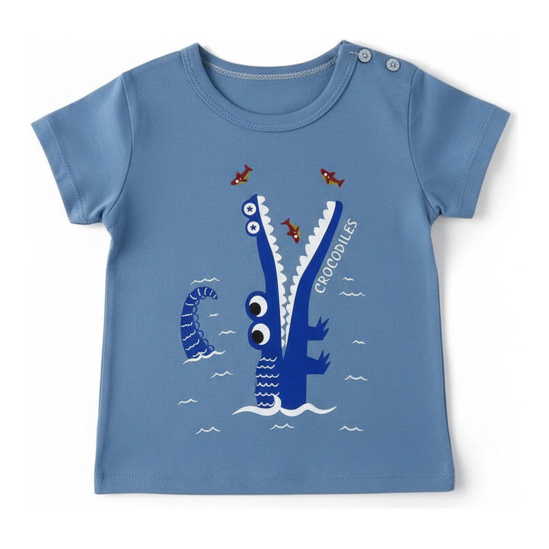 Remeras Manga Corta Algodon Bebes Y Niños Varios Diseños