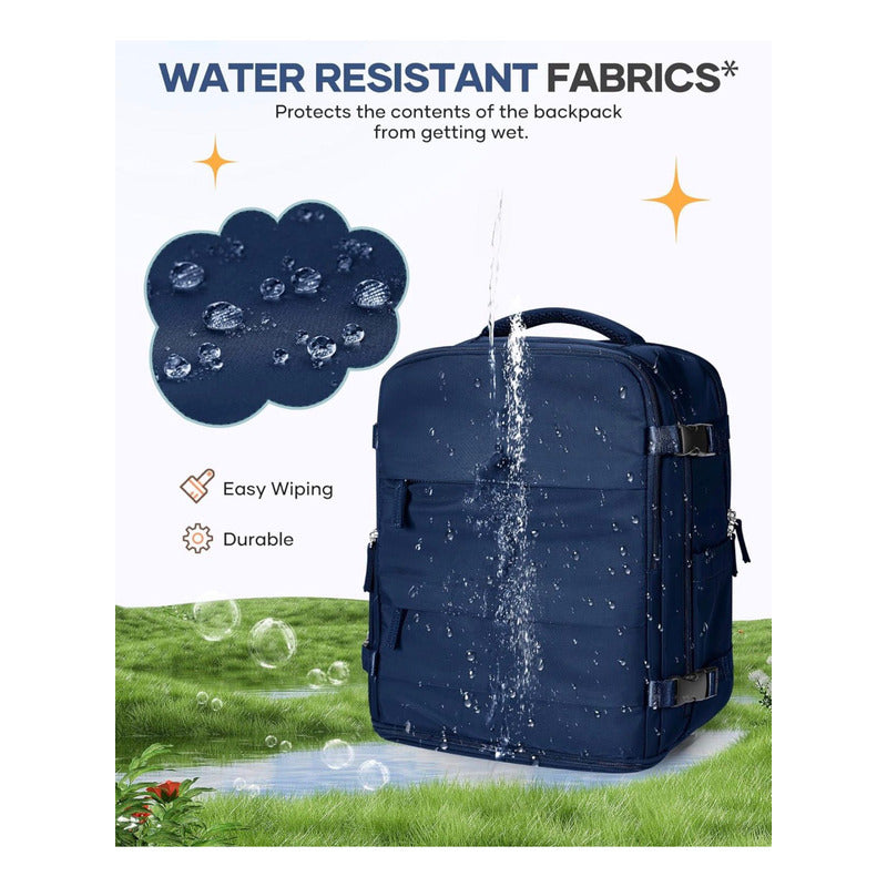 Mochila Viaje Grande Con Usb Varias Reparticiones Uniteduy