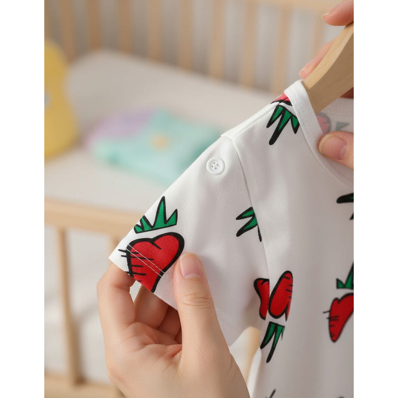 Remeras Manga Corta Algodon Bebes Y Niños Varios Diseños