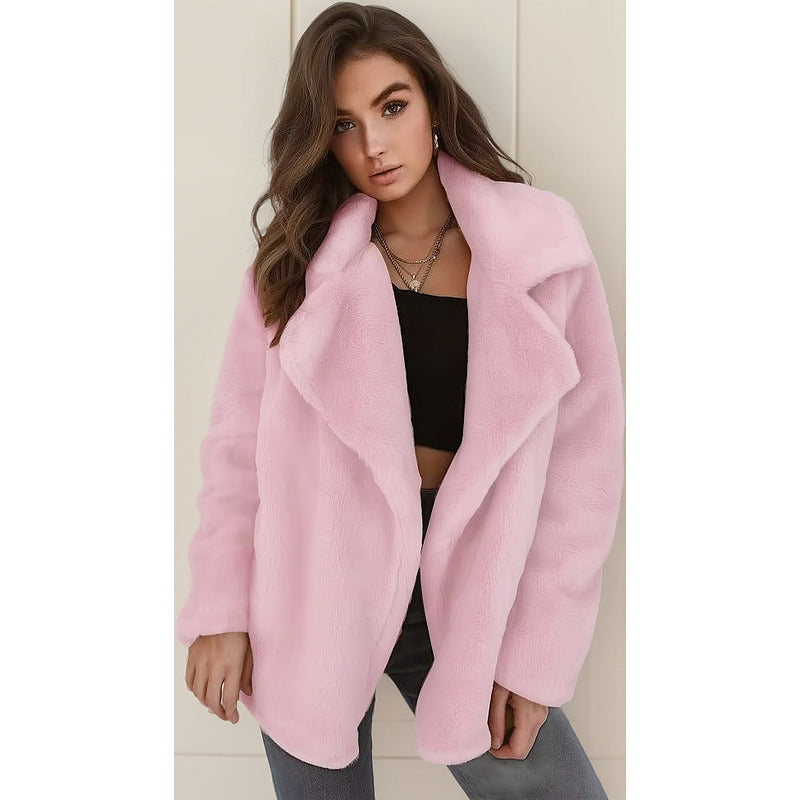 Chaqueta Campera Con Forro Piel Sintética Varios Colores