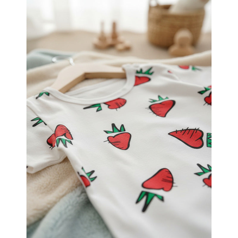 Remeras Manga Corta Algodon Bebes Y Niños Varios Diseños