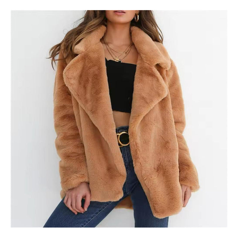 Chaqueta Campera Con Forro Piel Sintética Varios Colores