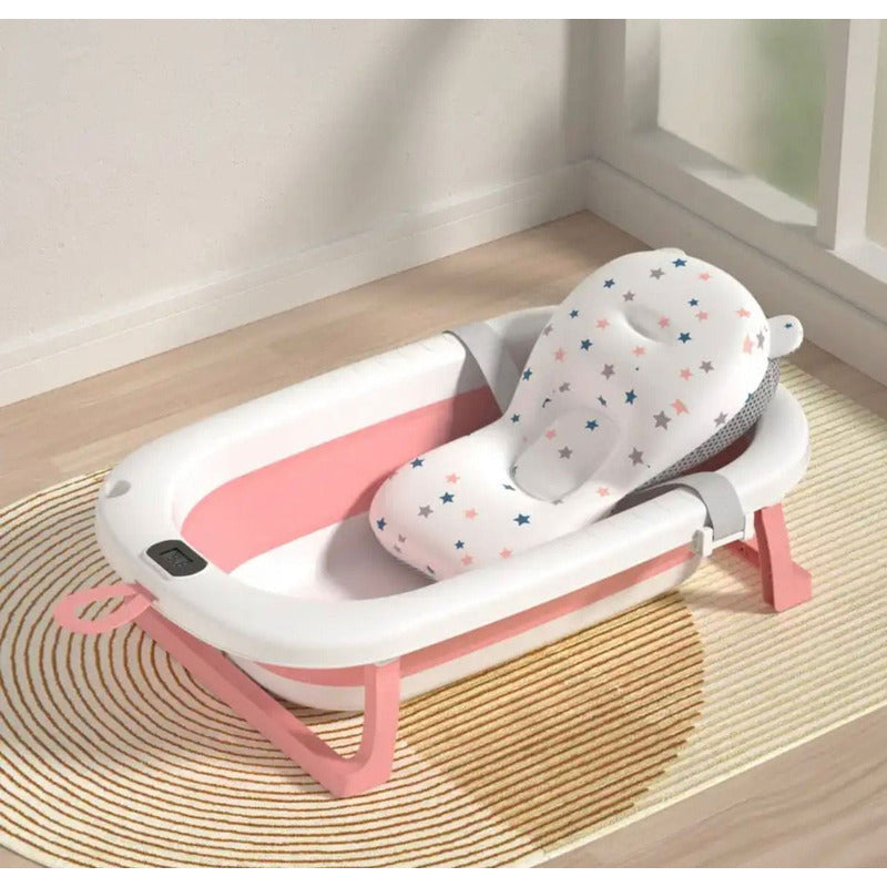 Baño Bañito Bebes Plegable Con Termómetro Con Baby Splash