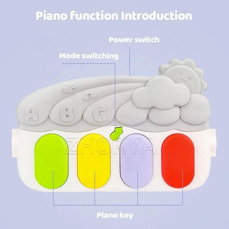 Gimnasio Alfombra Musical E Interactivo Con Piano Uniteduy