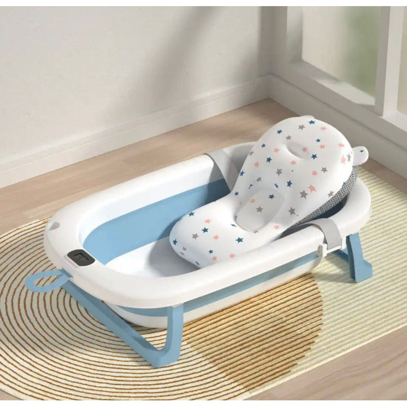 Baño Bañito Bebes Plegable Con Termómetro Con Baby Splash