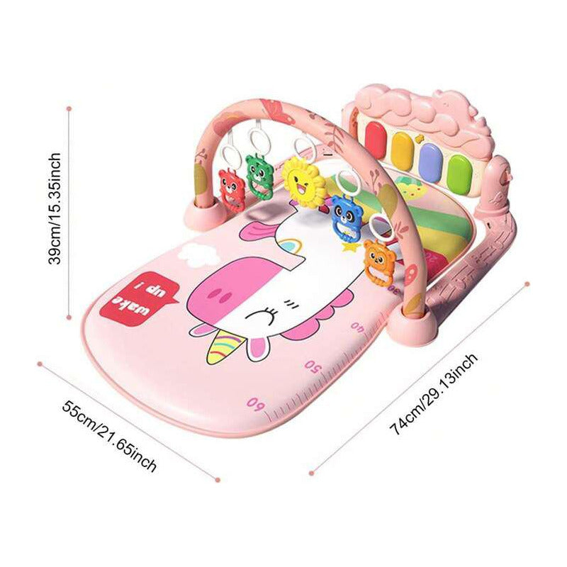 Gimnasio Alfombra Musical E Interactivo Con Piano Uniteduy