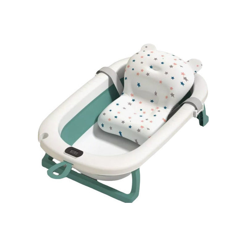 Baño Bañito Bebes Plegable Con Termómetro Con Baby Splash