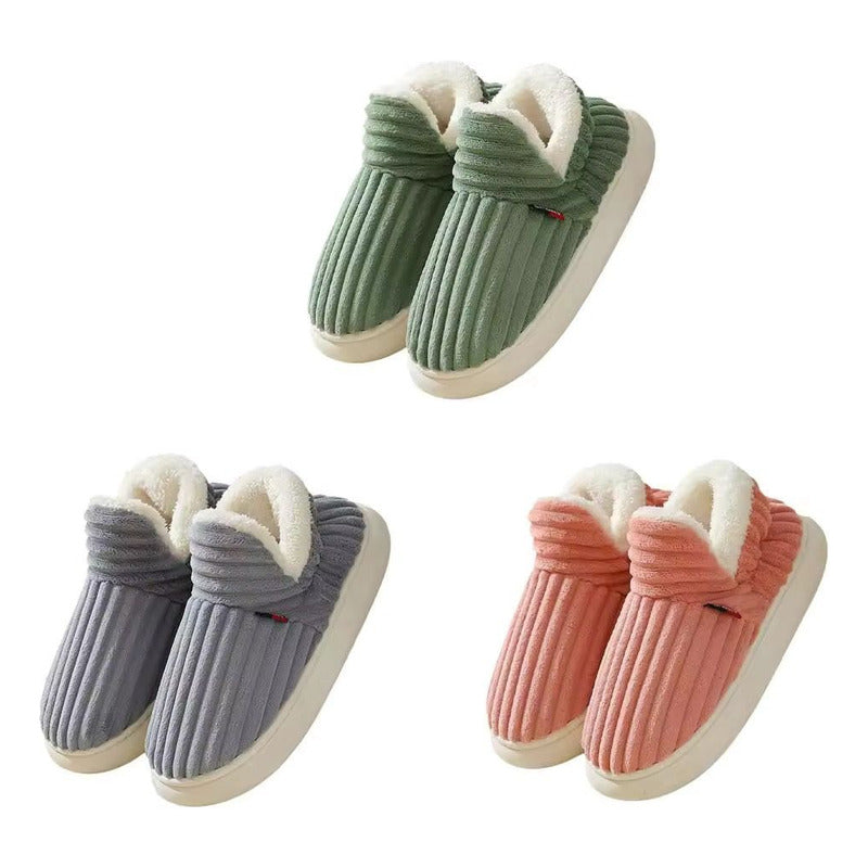 Pantufla Bota Pana Con Suela De Goma Varios Colores Uniteduy