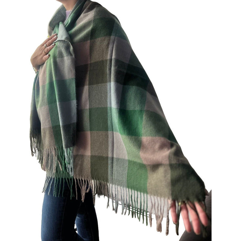 Bufanda Pashmina Chalina Dama Afelpada Liviana Y Suave