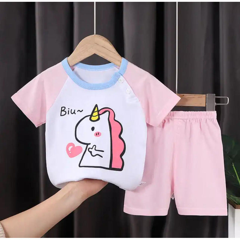 Conjunto De Niño Short Y Remera Bebe Varios Diseños Uniteduy