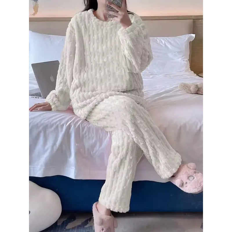 Pijama Peluche Peludo Plush Texturado De Dama Varios Colores
