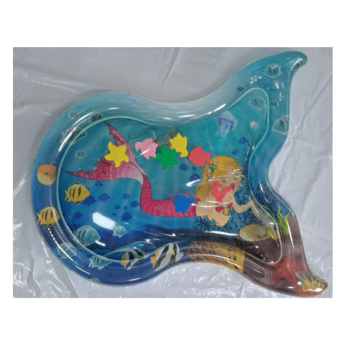 Alfombra Colchoneta Inflable Sensorial Sirena Grande Bebes