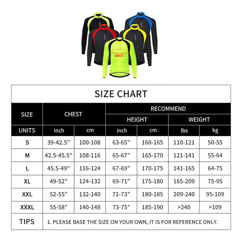 Wosawe- Jersey Manga Larga Para Ciclismo Tela Ventilada!