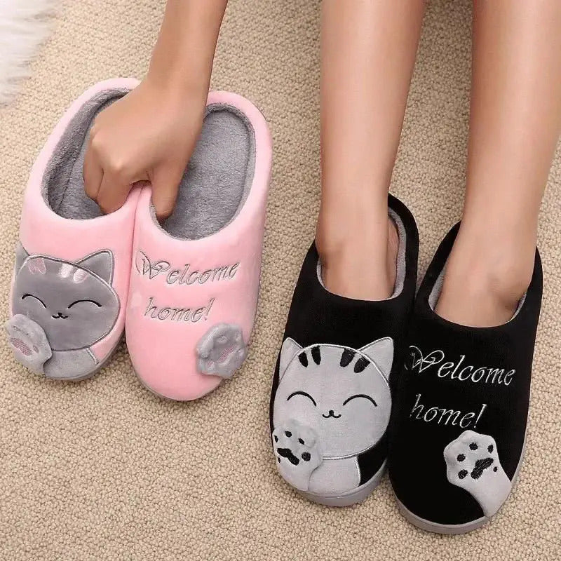 Pantuflas United Uy Gato Sin Talón Adultos Niños Suela Goma