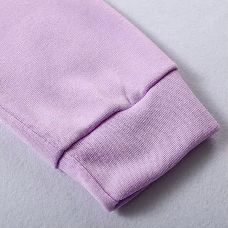 Campera Canguro Con Cierre Bolsillos Capucha Dama Lisa