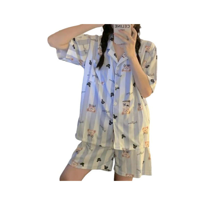 Pijama Corto Stitch - Snoopy - Patricio Bob Esponja Y Varios