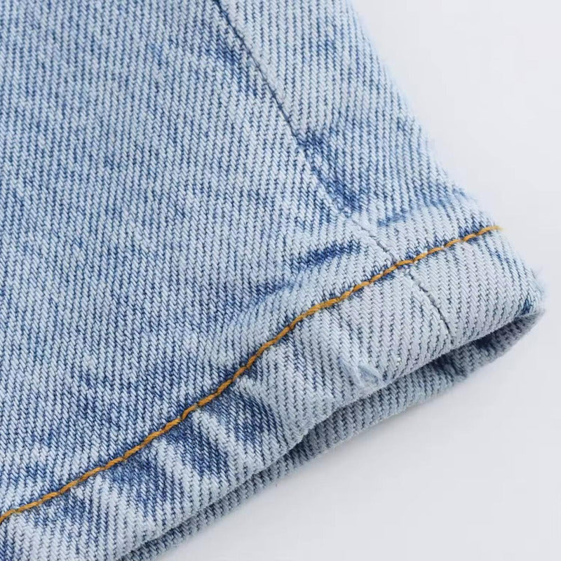 Short Bermuda De Jeans Dama Con Bolsillos Uniteduy