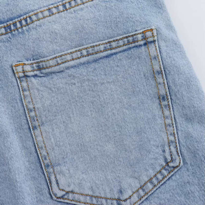 Short Bermuda De Jeans Dama Con Bolsillos Uniteduy