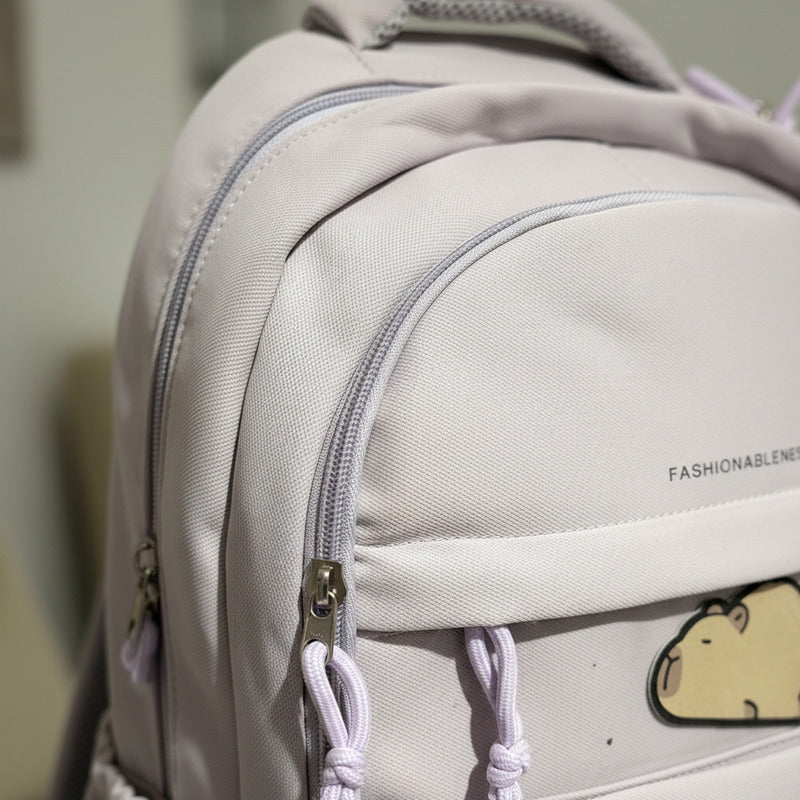 Mochila Escolar Liceo Pines De Capibara Carpincho Laptop