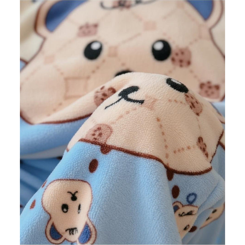 Pijama Peluche Largo De Dama Varios Diseños Talle Único
