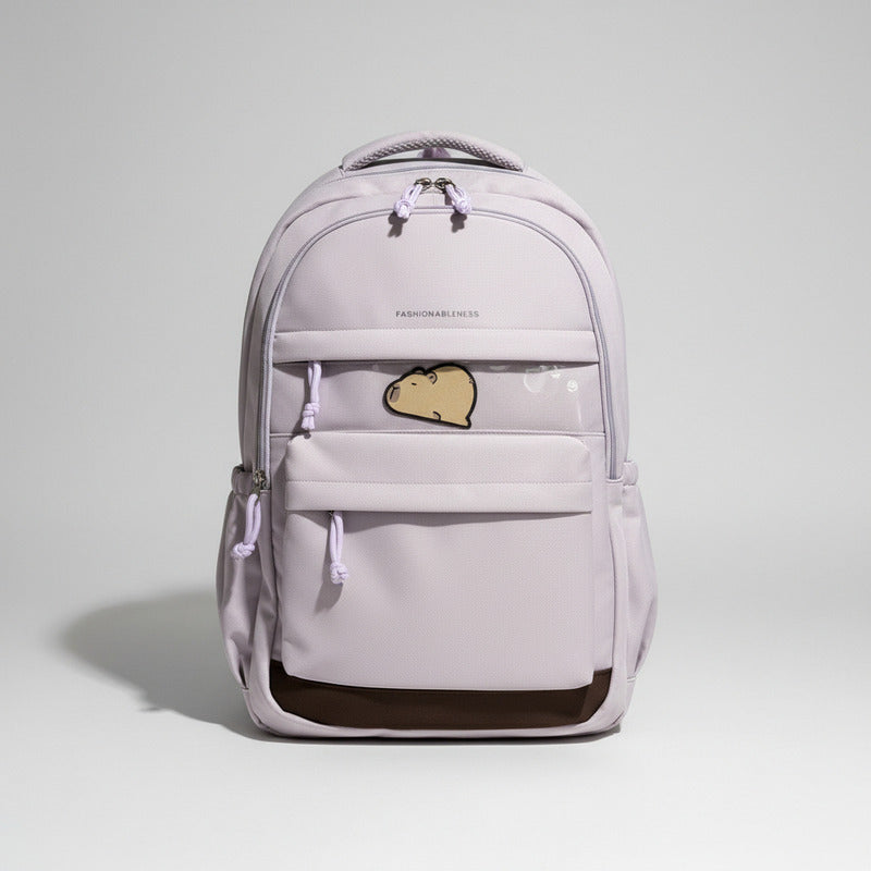 Mochila Escolar Liceo Pines De Capibara Carpincho Laptop