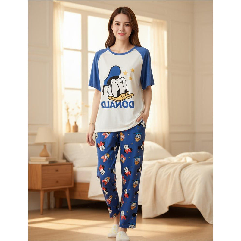 Pijama Pantalon Y Remera Stitch Minnie Donald Daisy Mickey