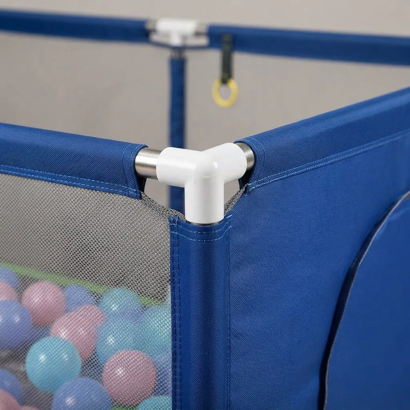 Corral Pelotero Para Bebe Con Arco Y Aro Medida 235*66*129