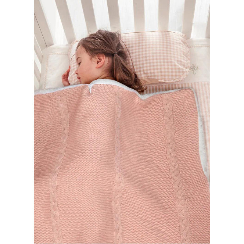 Sobre Bundle Manta Bebe Con Cierre Corderito Y Lana