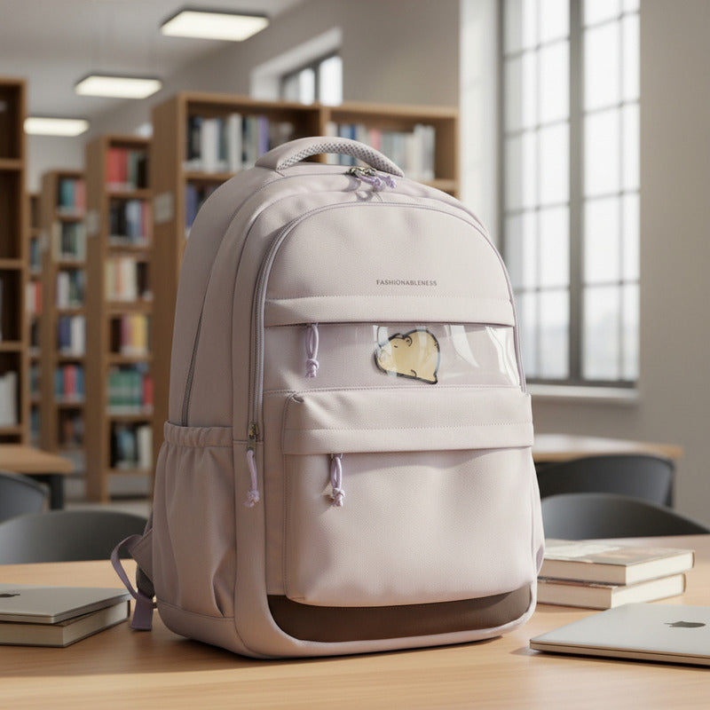 Mochila Escolar Liceo Pines De Capibara Carpincho Laptop